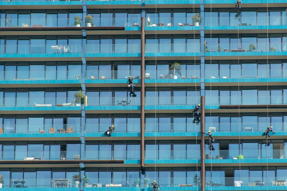 Nettoyage vitres et façades en hauteur